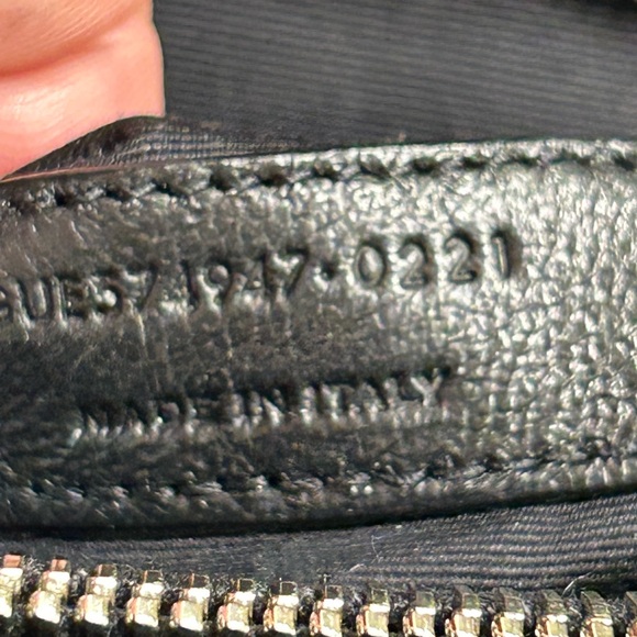 Yves Saint Laurent Black Quilted Lou Large Leather Chain And Leather StrappedBag - Picture 13 of 16